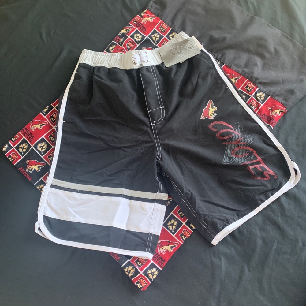 NHL Youth Medium Arizona Coyotes Swim Trunks